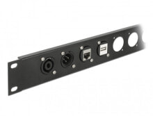 Delock 86734 - Flat - Black - USB A - Terminal - Female - Plastic