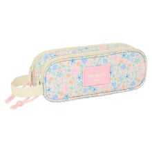 SAFTA Double Blackfit8 Blossom Pencil Case