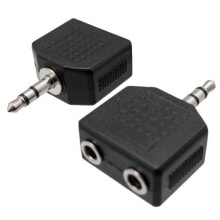 EUROCONNEX 1102E Estereo M/F Jack Splitter 3.5 mm