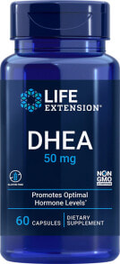 Витамины и БАДы для нервной системы Life Extension DHEA ДГЭА 50 мг 60 капсул