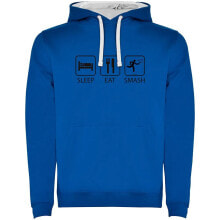 KRUSKIS Sleep Eat And Smash Two-Colour Hoodie