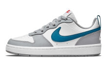 Nike Court Borough 2 小Dior 休闲 低帮 板鞋 GS 灰白蓝 / Кроссовки Nike Court Borough 2 Dior GS BQ5448-117