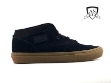 Купить черные мужские кроссовки Vans: VANS Skate Half Cab Shoes Mid Top Men's 7, 10 Suede Gum Black Sneakers New