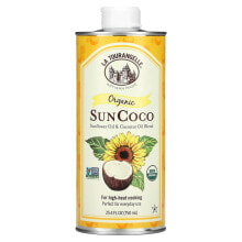 Растительные масла ля Туранджель, SunCoco, органическая смесь подсолнечного и кокосового масел, 750 мл