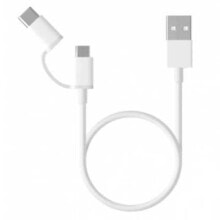 XIAOMI Mi 2 In 1 USB-A To USB-C/Micro USB M/M Cable 30 cm