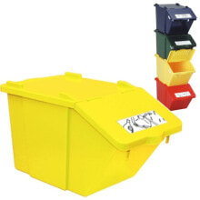 Мусорные ведра и баки stackable waste sorting container - yellow 45L