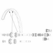 MAVIC Kit 14 Rear DrIve Side eDeemax S 29´´ Spokes