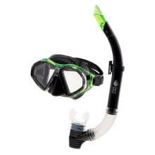 Masks and snorkels for scuba diving