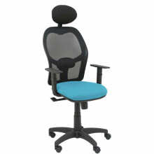Office Chair with Headrest P&C B10CRNC Sky blue