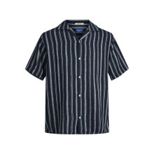 JACK & JONES Noto Stripe Resort Short Sleeve Shirt