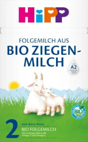 Купить детские молочные смеси HiPP: Folgemilch 2 aus Ziegenmilch ab dem 7. Monat, 400 g