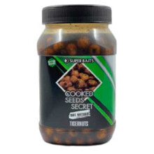 Прикормки для рыбалки sUPERBAITS Secret Tigernuts 1kg Cooked Seeds