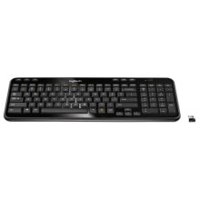 Клавиатуры Беспроводная клавиатура Logitech - K360, темно-серый