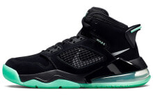 Jordan Mars 270 Black Green Glow 高帮 复古篮球鞋 GS 黑绿 / Кроссовки Jordan Mars 270 Black Green Glow GS BQ6508-003