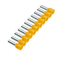 184484 - Pin terminal - Copper - Straight - Yellow - Tin-plated copper - Polypropylene (PP)