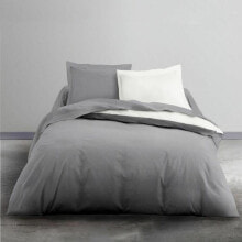 Bedding set TODAY White Light grey Double bed 200 x 200 cm