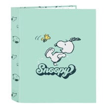 SAFTA 4 35 mm Rings Snoopy Groovy Binder