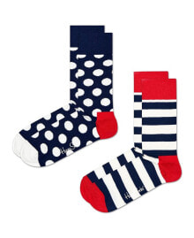 Happy Socks men's Classic Big Dot Socks, Pack of 2