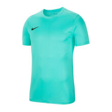 Женские кроссовки мужская футболка спортивная голубая с логотипом Nike Park VII M BV6708-354