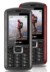 Кнопочные телефоны beafon AL560 6,1 cm (2.4") 123 g Черный, Красный Продвинутый телефон AL560_EU001BR