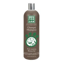 Pet shampoo Menforsan 1 L Dog Chestnut hair