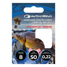 GARBOLINO Especial Pellet Carp Barbless Tied Hook