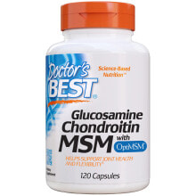 Glucosamine, Chondroitin, MSM doctor&#039;s Best Glucosamine Chondroitin MSM with OptiMSM® -- 120 Capsules