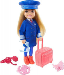 Купить куклы модельные Mattel: Lalka Barbie Mattel Chelsea Kariera - Pilotka (GTN90)