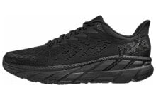 HOKA ONE ONE Clifton 7 户外 低帮 跑步鞋 男款 纯黑 / Кроссовки HOKA ONE ONE 1110508-BBLC