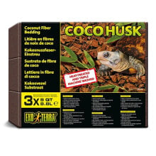 EXO TERRA Coco Husk 8.8L coconut fiber bedding brick 3 units