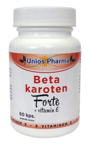 Витамин А unios Pharma Бета-каротин форте 60 капсул