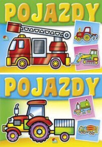 Раскраски для детей książeczka Pojazdy - KRZESIEK 091