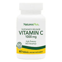 Витамин С NaturesPlus Vitamin C Витамин С с замедленным высвобождением 1000 мг  60 таблеток