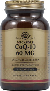 Coenzyme Q10 solgar Megasorb CoQ-10 -- 60 mg - 120 Softgels