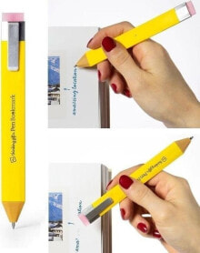 Купить письменные ручки Thinking Gifts: Thinking Gifts Pen Boomkark - zakładka długopis - Yellow - Żółty