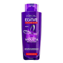 Шампуни для волос L'Oreal Paris Elvive Color-vive Violeta Shampoo Тонирующий шампунь с антижелтым эффектом, оттенок фиолетовый 200 мл