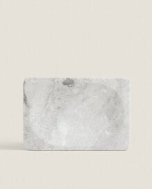 Grey marble bathroom soap dish