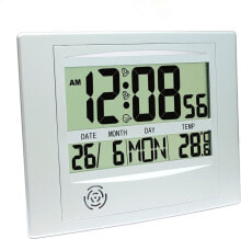 Механические метеостанции, термометры и барометры Platinet PZACH104 будильник Цифровые настольные часы Серый