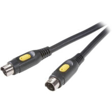 SpeaKa Professional SP-7870328 видео кабель адаптер 5 m S-Video (4-pin) 2 x S-Video (4-pin) Черный