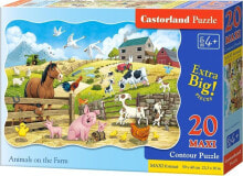 Castorland Puzzle 20 maxi - Animals on the Farm CASTOR