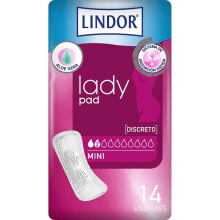 Incontinence Sanitary Pad Lindor Lady Pad Mini 14 Units