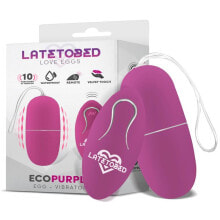 Виброяйцо или вибропуля LATETOBED Ecopurple Vibrating Egg with Remote Control