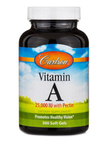 Витамин А carlson Vitamin A with Pectin Витамин А с пектином 25000 МЕ 300 капсул