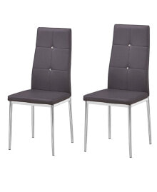 Best Master Furniture trina Modern Living Side Chairs,, Set of 2