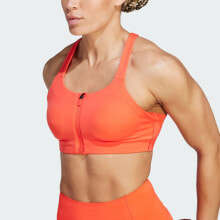 adidas women TLRD Impact Luxe High-Support Zip Bra