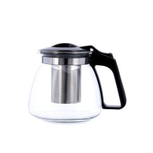 Teapot Quid Serenia Transparent Glass Stainless steel 900 ml