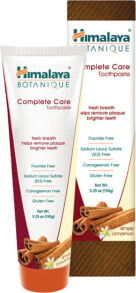 Fluoridfreie Zahnpasta mit Zimt - Himalaya Herbals Botanique Complete Care Toothpaste Simply Cinnamon