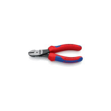 Knipex Kraftseitenschneider Länge 140 mm poliert Form 0 Mehrkomponenten-Hüllen