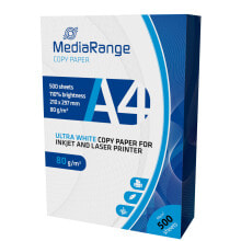 Бумага для печати mediaRange MRINK110 бумага для печати A4 (210x297 мм) Матовый 500 листов Белый