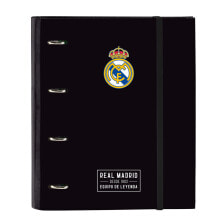 Ring binder Real Madrid C.F. Corporativa Black (27 x 32 x 3.5 cm)